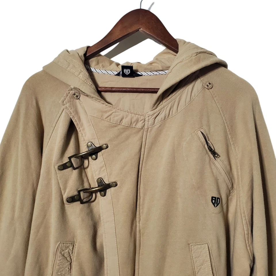 Artful Dodger Chaqueta con Hebilla 3XL Bronceado Y2K Ropa de Calce Indie Ajuste a Medida Para Hombres Foto 2 de 4