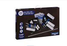 Decorating Painting Brush Gloss Emulsion Mini Johnstone's Big Roller & Brush Set