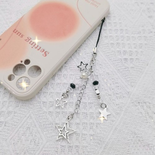CellPhone Charm Strap Star Cross Pendants Keychain Smart Phone Accessories - Zdjęcie 4 z 8