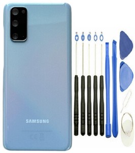 Original Samsung Galaxy S20 SM-G980 G981 Akkudeckel Backcover Blau + Werkzeugset