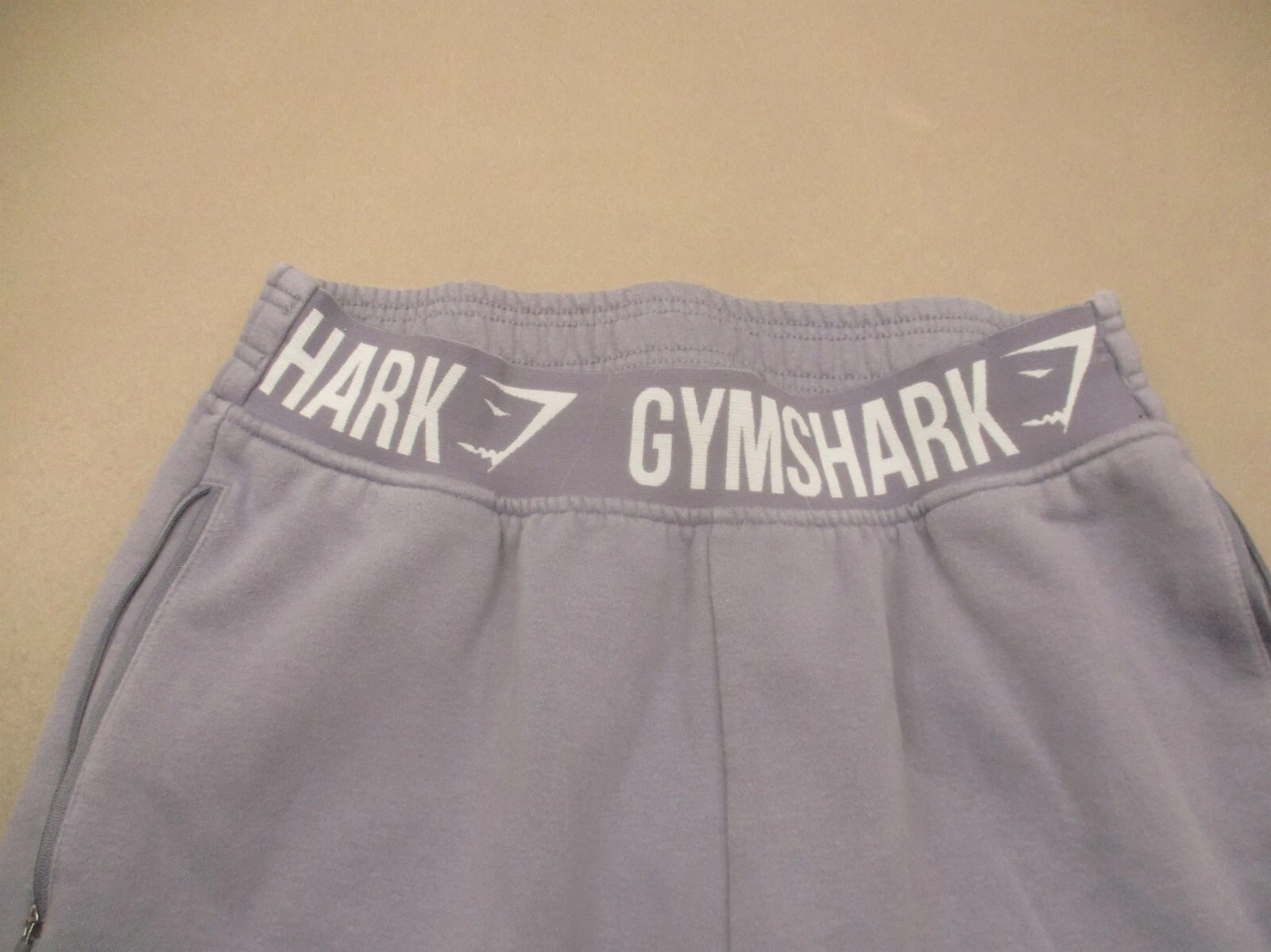gymshark cotton elastic waist fleece jogger track pants