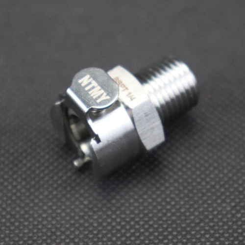 Triumph Gas Tank Fuel Pump Female Metal Quick Release Connector Coupling Coupler - Bild 8 von 8