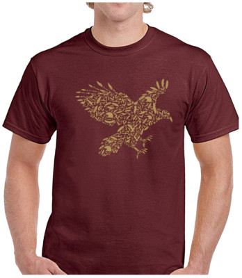 ADLER DER ADLER HERREN T-SHIRT COOL NATUR DESIGN TIERLIEBHABER GESCHENKIDEE MODE