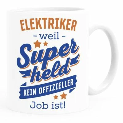 Kaffee-Tasse [Beruf] weil Superheld kein offizieller Job ist personalisiert mit - Bild 1 von 3