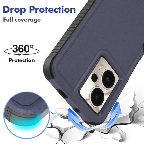 Para Cricket Outlast 5G 2024 - Estuche Híbrido Doble Capa a Prueba de Golpes Impacto - Imagen 9 de 26