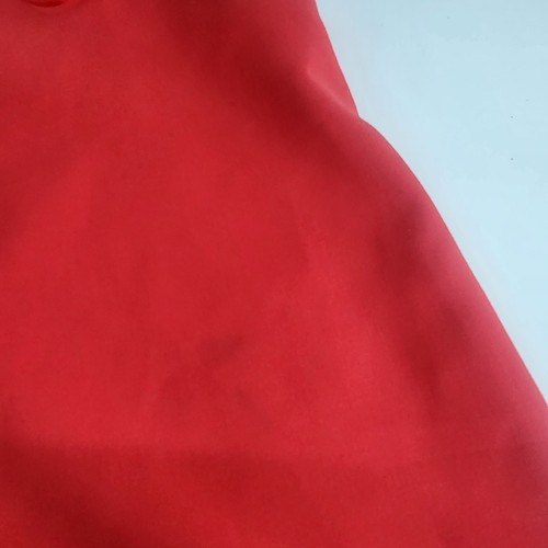 Likely Cutout Mini Dress Size 10 Red Ruffle Shoulders Baddie Summer Date Night - Picture 7 of 12