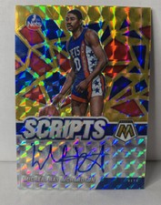 Mosaic Scripts Micheal Ray Richardson Auto Mosaic Gold Prizm SSP