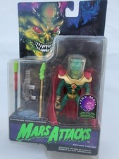 1996 Trendmaster USA MARS ATTACKS SUPREME COMMANDER Italian distr. Mint in box.