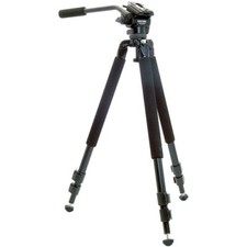 Professional Video Tripod / Daiwa DST3  Heavy Duty, Fluid Head, Dual-Stage Legs