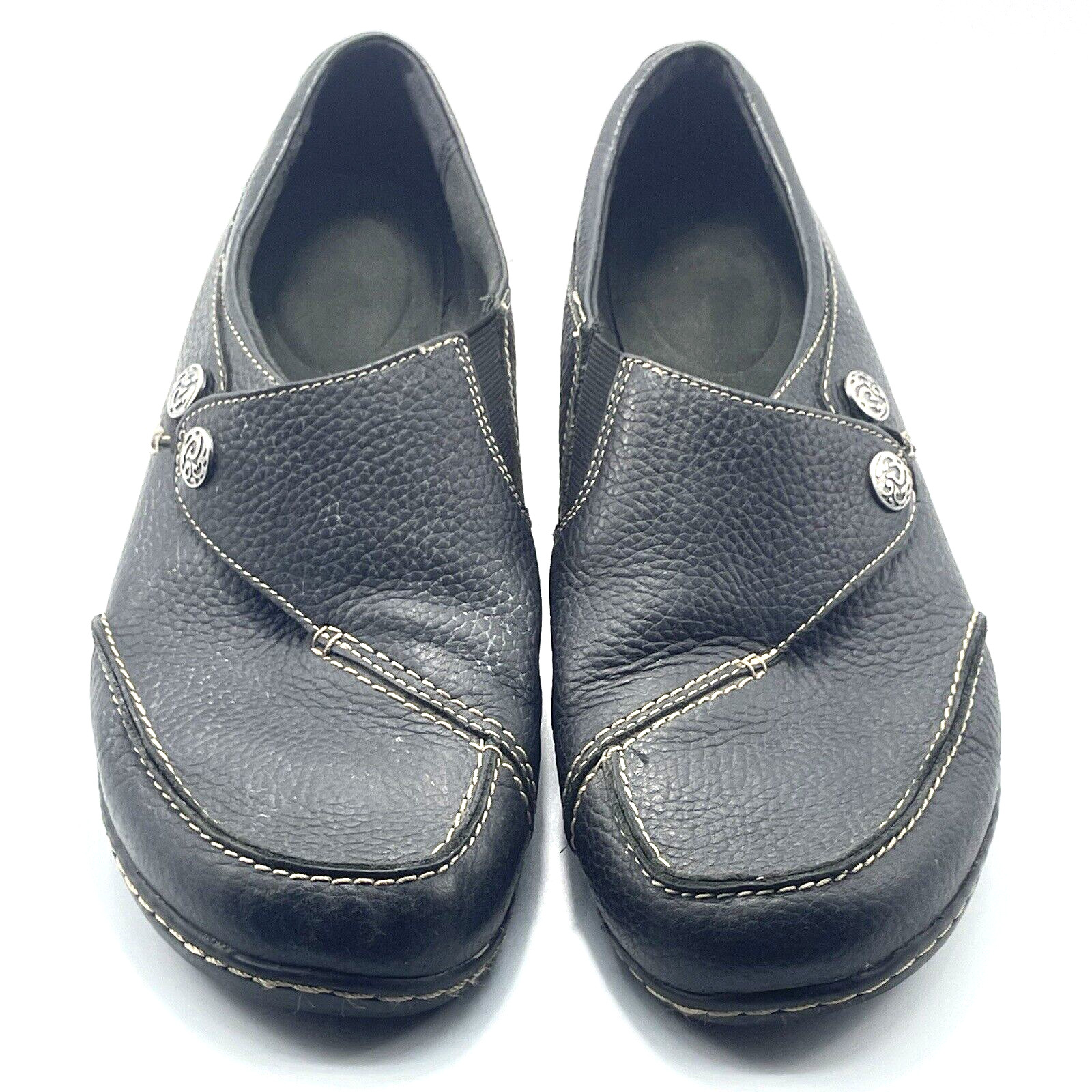 Clarks Collection 2 Button Goring Cord Loop Slip … - image 1