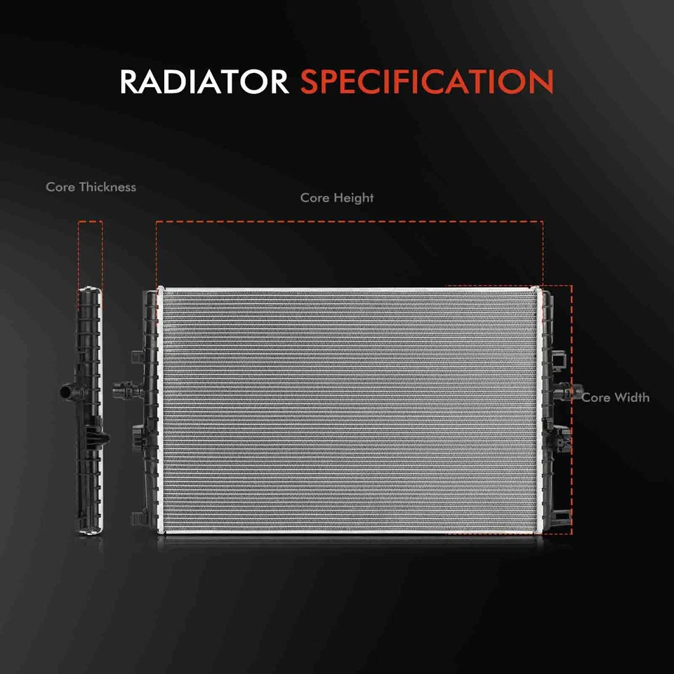 Nuevo radiador auxiliar para BMW 428i 328i 340i xDrive M240i 335i 435i 17117628057 Foto 2 de 4