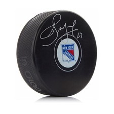 Alexei Kovalev Signed New York Rangers Hockey Puck