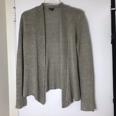 cream linen cardigan