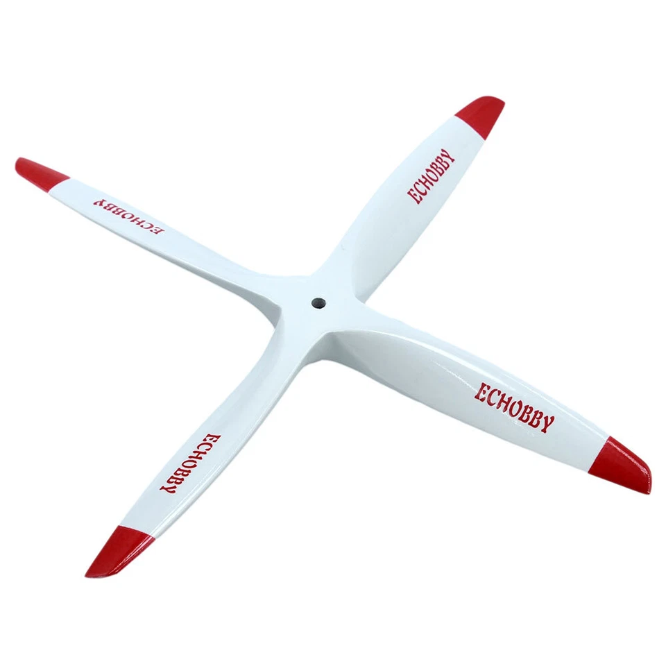 4 Bladed 11x6 Wood Propeller White for Nitro Gas Fuel Engine Power Model Plane - Image 4 of 4