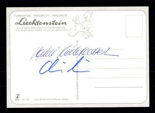 Alois und Sophie von und zu Liechtenstein Original Signiert # BC 175936 - Bild 2 von 2