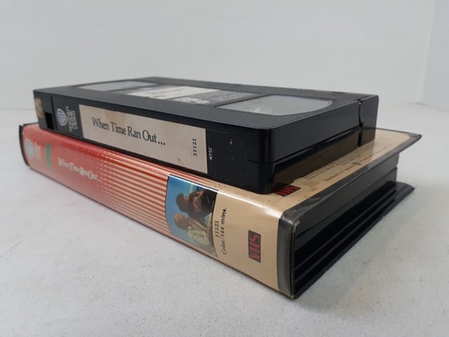 When Time Ran Out 1980 Clamshell VHS Expanded Video Edition Warner Paul Newman - Picture 10 of 10