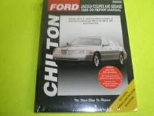 1988-2000 Chilton Lincoln Coupes and Sedans Continental Mark Repair Manual 26500