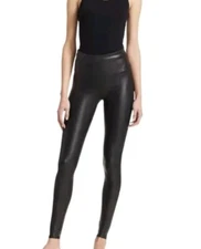 Spanx Faux Leather Leggings  Black M