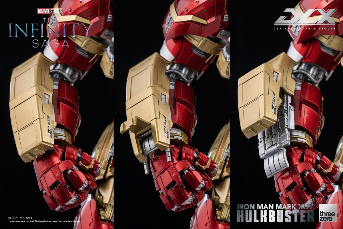 threezero DLX Marvel Hulkbuster フィギュア DLX Iron Man Mark 44 Hulkbuster 1/12 Figure (Infinity Saga)
