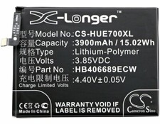 3900mAh Battery for Huawei Enjoy 7,Y7 Prime,Y9 2019;Nova Lite ,Elate,HB396689ECW