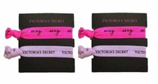 2PC SET VINTAGE PINK Victoria\'s Secret HAIR TIES RIBBON ONLY FROM A-LISTER VIP Victoria Secret PINK Elastic Hair Ties & Bracelet Set  main image 3
