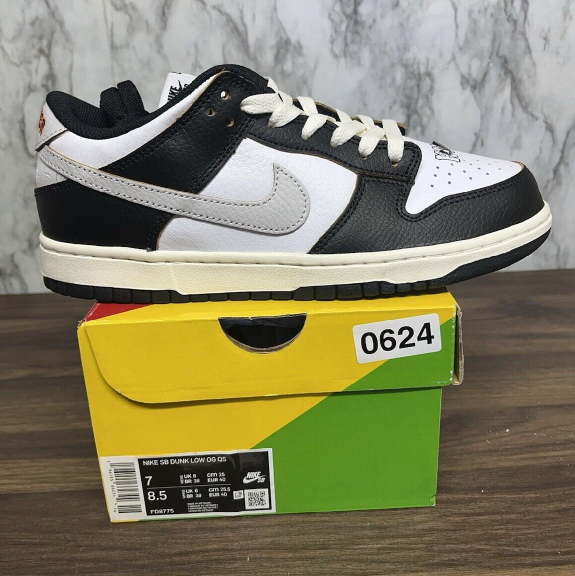Size 7 - Nike SB Dunk Low x HUF San Francisco for sale Size 7 - Nike SB Dunk Low x HUF San Francisco for sale