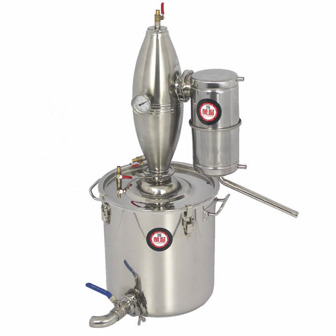 HOT DF wine maker brew kit Alcohol Distiller home stainless moonshine 30L boiler