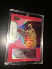 2004-05 Finest - J.R. Smith - Red Refractor Autograph 21/79 RC Auto 04-05