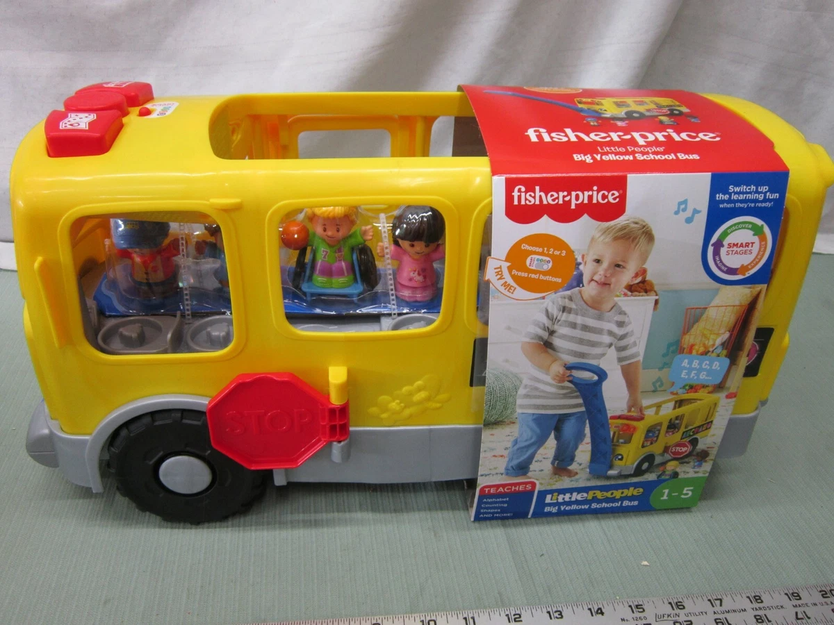 Fisher Price Little People New Big Yellow School Bus 4 people