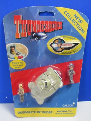 Vintage THUNDERBIRDS HOOD'S SUBMARINE SET Vivid Carlton SUPER SIZE FIGUR 1999