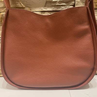 Tote Le Monde London Bucket Brown Pebbled Leather Bag W  display picture 1
