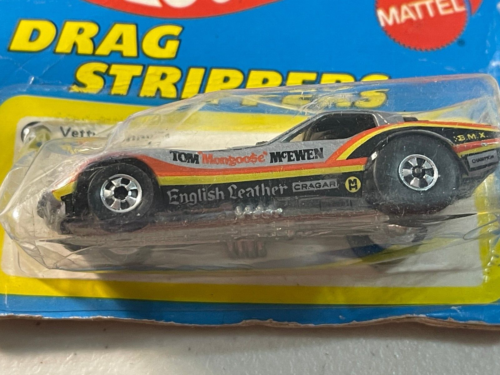 Hot Wheels Vetty Funny 1977 Silver DRAG STRIPPERS Patch Card #2508 - Bild 2 von 7