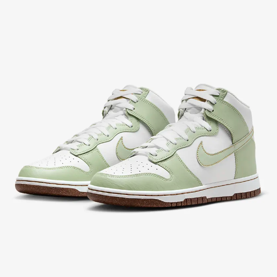 絵本・児童書 NIKE W DUNK HIGH SE Nike Dunk High Retro SE Shoes 'Inspected By Swoosh' Honey Dew