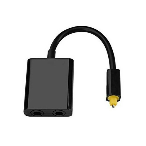 1 to 2 Toslink Splitter 1 in 2 out Optical Audio Splitter Distributor For TV DVD