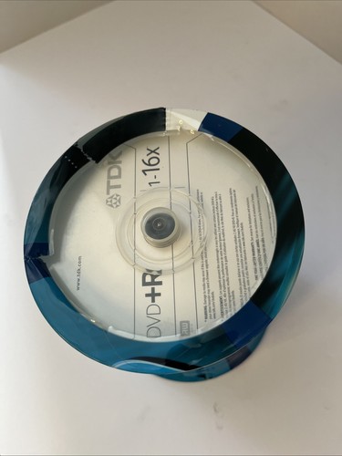 TDK DVD + R Recordable 1-16x 4.7GB 100 PACK Spindle SEALED NEW! - Picture 7 of 8