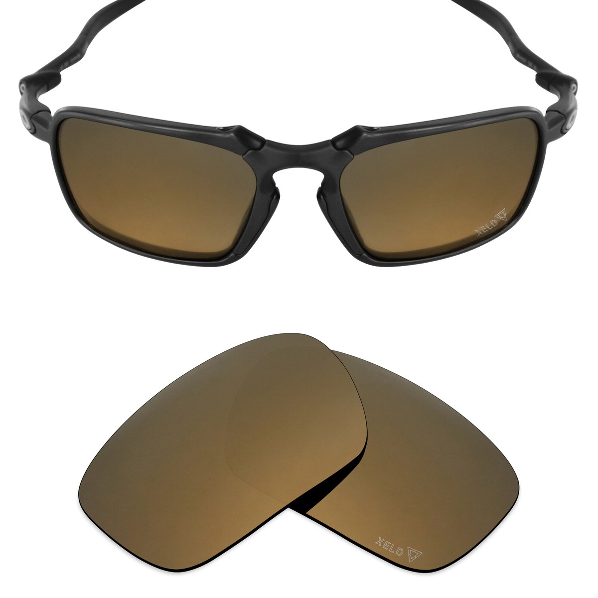 hdhut Xeld Polarized Replacement Lens for-Oakley Badman Kommando