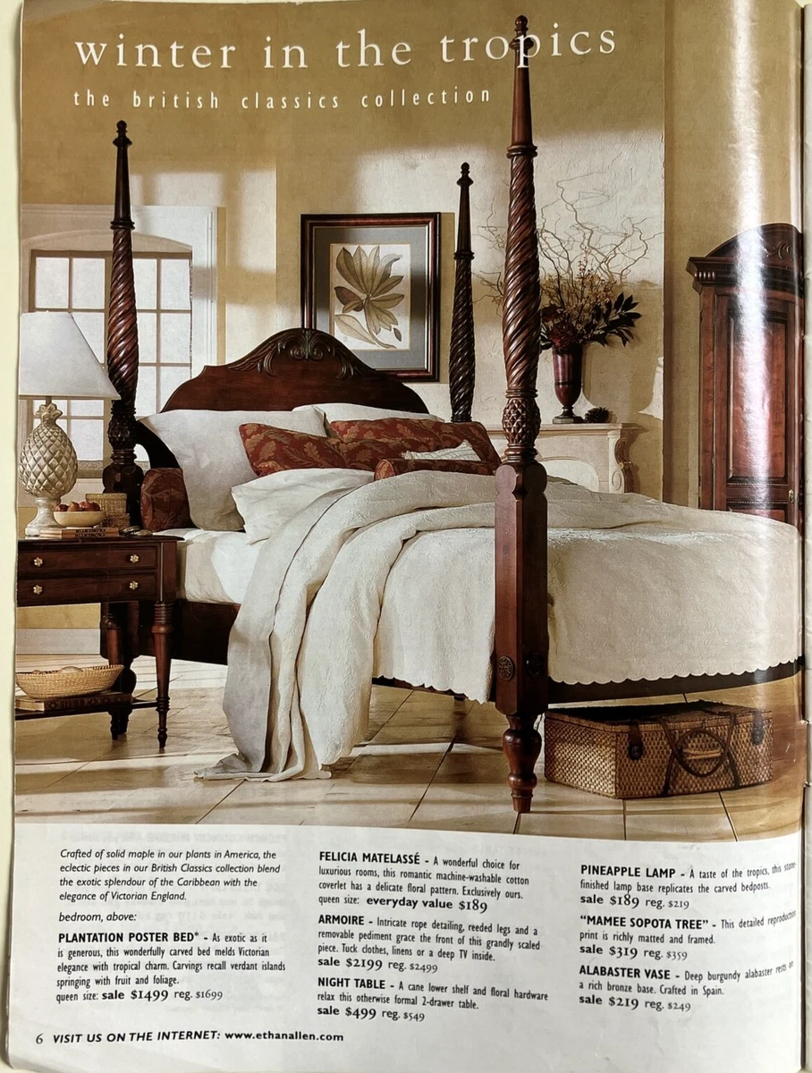 Ethan allen british classics bedroom deals