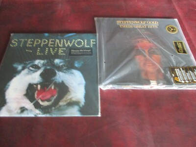 STEPPENWOLF LIVE + HITS VERIFIED MASTERED KEVIN GRAY 200 GRAM AUDIOPHILE LP SET