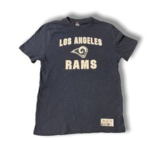 Los Angeles Rams T shirt Mens Large majestic graphic NFL official NFC L Navy