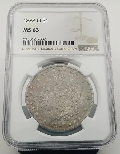 1888-O Morgan Silver Dollar NGC MS 63 #3098
