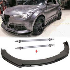 Carbon Optik Frontspoiler Spoilerschwert Frontlippe für Alfa Romeo Stelvio