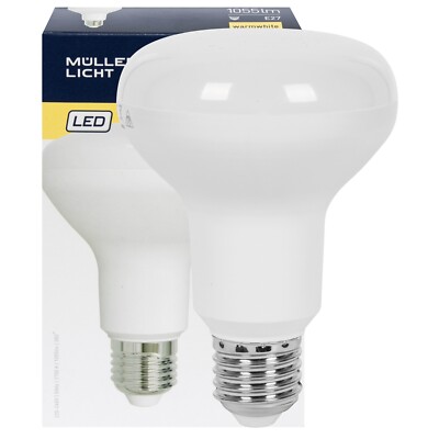 LED Reflector Lamp R63 4.9 Watt / 8.5 Watt or R80 11 Watt E27, 2700K