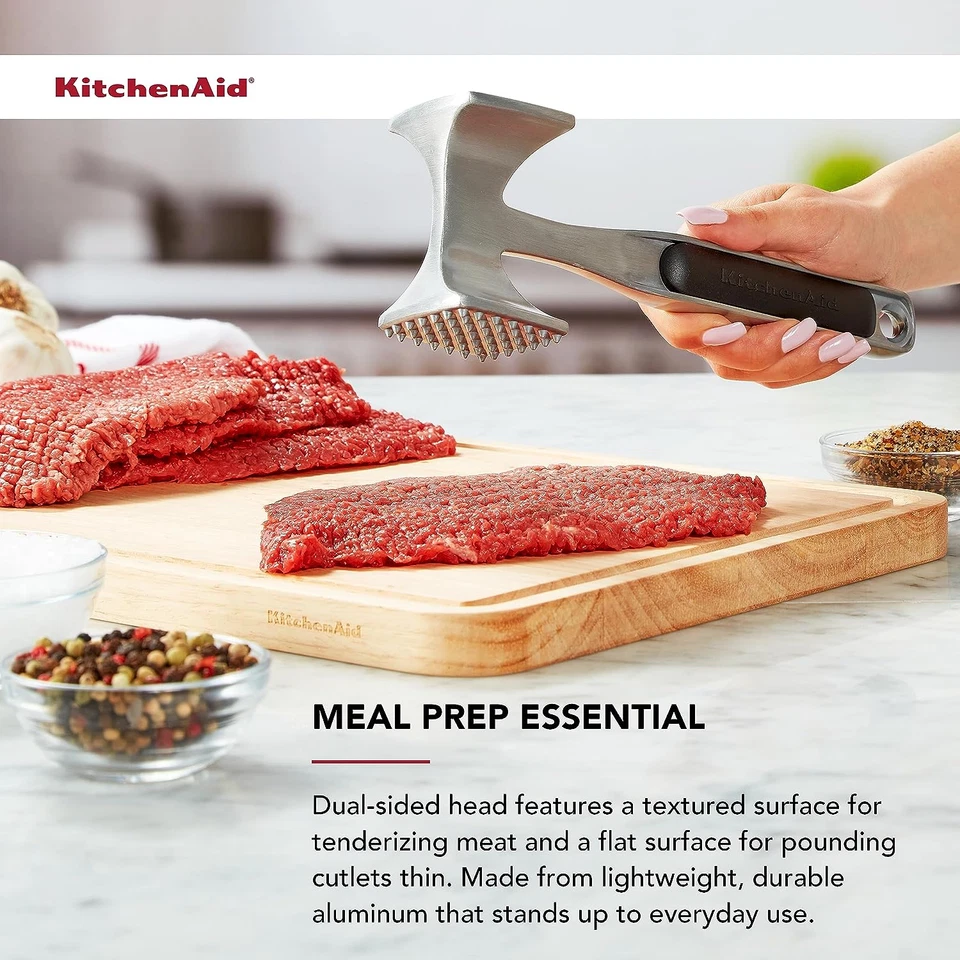 Kitchenaid Gourmet Multi Sided Meat Tenderizer for Pounding Meats, Nuts - Image 4 of 4