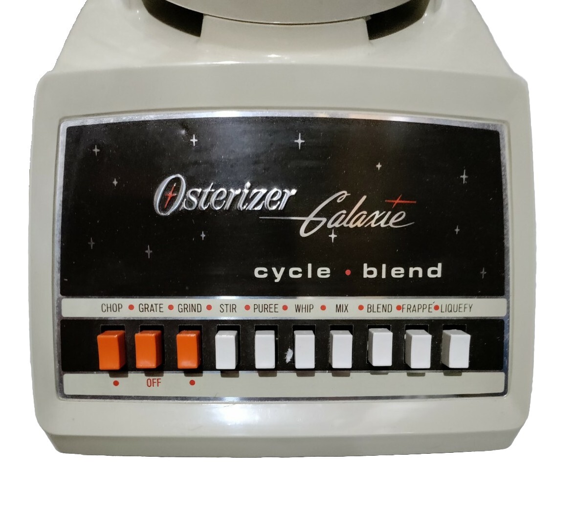Vintage Oster Osterizer Galaxie Cycle Blend 10 Speed Blender