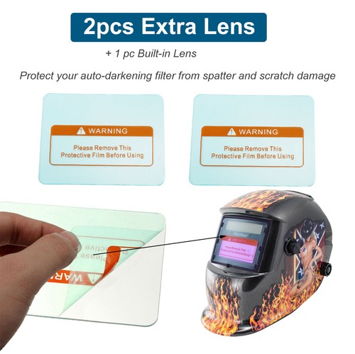 NEW Pro Auto Darkening Welding Helmet Arc Tig mig Grinding Welders Mask Solar - Picture 22 of 155