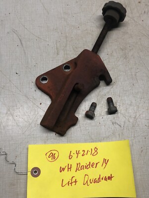 1972 Wheel Horse Raider 14 1-0320 Lift Quadrant, Knob Is Stuck Now