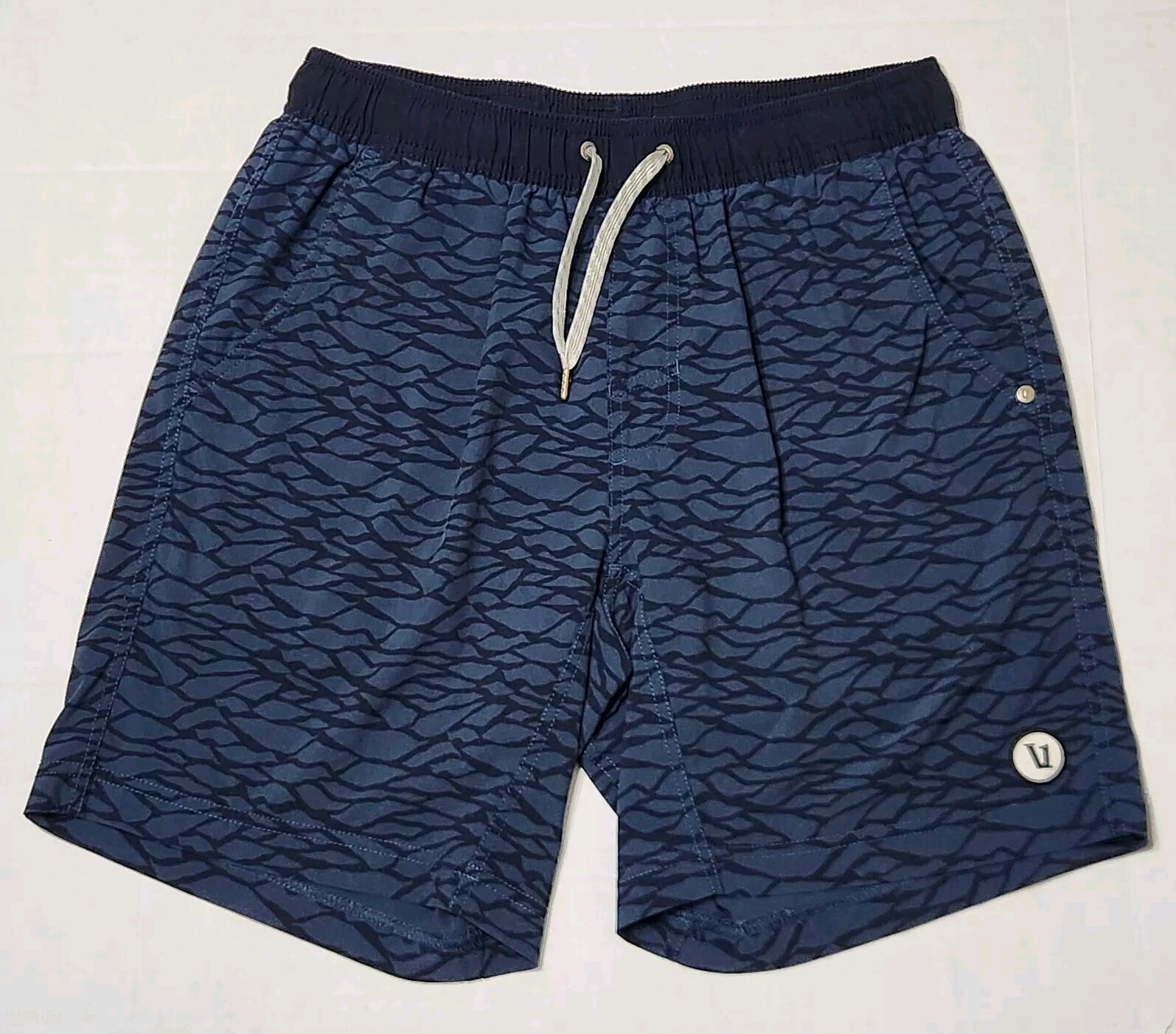 Vuori Cruise Board Shorts Mens 30 Blue Stretch Hybrid Swim Athletic Lined READ eBay
