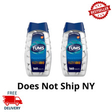 2PACK Tums Ultra Strength 1000 Peppermint Antacid Tablets, 160Ct - FREE SHIPPING