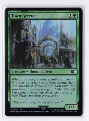 Town Greeter  0209  MTG Final Fantasy  Foil  Common  Near Mint | eBay