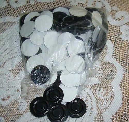 1000 CD VACUUM HUB W/ADHESIVE BACKING, BLACK - VACHUB - 第 1/1 張圖片